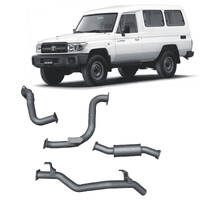 Redback Extreme Duty Exhaust to suit Toyota Landcruiser 78 Series Troop Carrier (11/2016 - on)