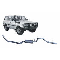 Redback Extreme Duty Exhaust to suit Toyota Landcruiser 80 Series 4.2L 1HD-T/FT (01/1990 - 02/1998)