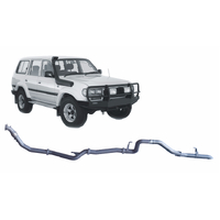 Redback Extreme Duty Exhaust to suit Toyota Landcruiser 80 Series 4.2L 1HD-T/FT (01/1990 - 02/1998)