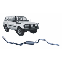 Redback Extreme Duty Exhaust to suit Toyota Landcruiser 80 Series Wagon 4.2L 1HZ (01/1990 - 02/1998)