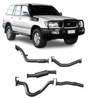 Redback Extreme Duty Exhaust to suit Toyota Landcruiser 105 Series Wagon (03/1998 - 10/2007)