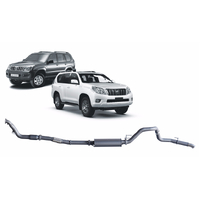 Redback Extreme Duty Exhaust to suit Toyota Prado 120/150 Series 1KD-FTV (11/2006 - 07/2015)