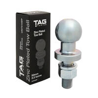 TAG Zinc Plated Tow Ball - 50mm, 3.5 tonne (Boxed) 