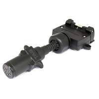 TAG Trailer Adapter - 7 Pin Small Round Plug to 7 Pin Flat Socket 