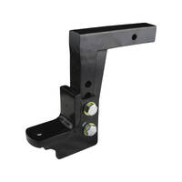 TAG Adjustable Tow Ball Mount 90° Face, 50mm Square Hitch 100mm Drop
