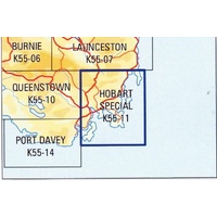 Hobart SK55-11 1:250,000 Scale  Natmap