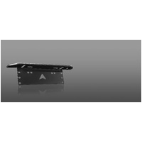 Altiq Black Number Plate Light Bar Bracket - Universal Fit