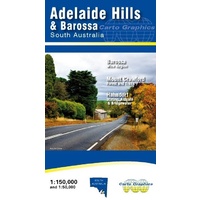 Adelaide Hills and Barossa Map by Carto Graphics