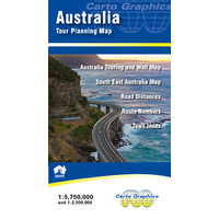 Australia Tour Planning Map Carto Graphics
