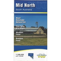 Mid North South Australia Map by Carto Graphics