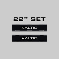 Altiq Single Row Light Bar - Blackout Covers 22"
