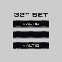 Altiq Single Row Light Bar - Blackout Covers 32"