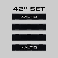 Altiq Single Row light Bar - Blackout Cover 42"