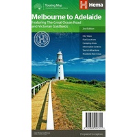 Melbourne to Adelaide Map Hema