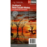 Outback New South Wales Map Hema