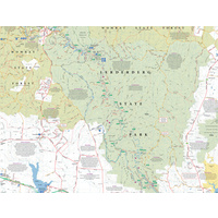 Lerderderg Gorge and Werribee Gorge Map Meridian