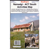 Namadgi  ACT South Activities Map Rooftop