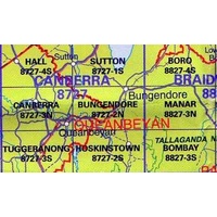 Bungendore 8727-2-N NSW Topographic Map