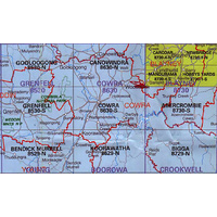 Cowra 8630-S NSW Topographic Map
