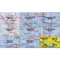 Cumnock 8632-S NSW Topographic Printed Map