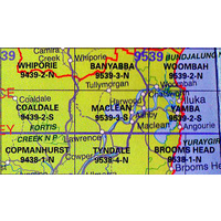 Maclean 9539-3-S NSW Topographic Map