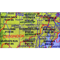 Quorrobolong 9132-2-S NSW Topographic Map
