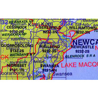 Wallsend 9232-3-S NSW Topographic Map
