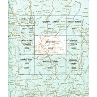 Omeo / Bindi 1:50k Topographic Map (Vicmap)