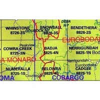 Badja 8825-4-N NSW Topographic Map