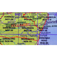 Bellingen 9437-2-S NSW 1:25k LPI Topographic Map