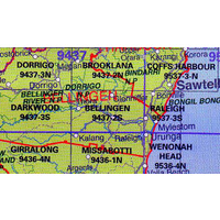 Bellingen 9437-2-S NSW 1:25k LPI Topographic Map