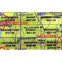 Bombay 8827-3-S NSW Topographic Map - Printed