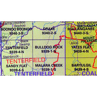 Bulldog Rock 9339-1N NSW Topographic Map