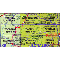 Capeen 9440-4N NSW Topographic Map - Printed