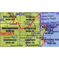Clybucca 9436-2S NSW Topographic Map