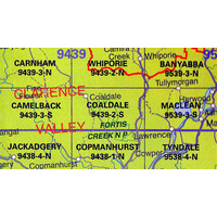 Coaldale 9439-2S NSW Topographic Map - Printed