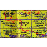 Comboyne 9334-1N NSW Topographic Map