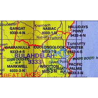 Coolongolook 9333-1-S NSW Topographic Map Printed