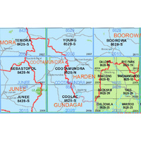Cootamundra 8528-N NSW Topographic Map