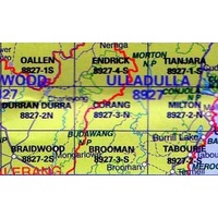 Corang 8927-3-N  NSW Topographic Map Printed