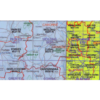 Cudal 8631-S NSW Topographic Map