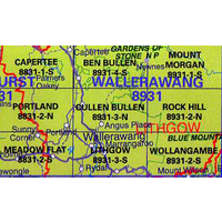 Cullen Bullen 8931-3-N  NSW Topographic Map