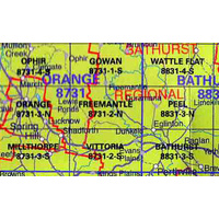 Freemantle 8731-2-N NSW Topographic Map
