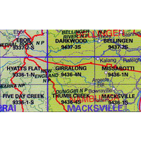 Girralong 9436-4-N NSW Topographic Map