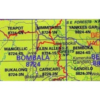 Glen Allen 8724-1-N NSW Topographic Map