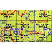 Gowan 8731-1-S NSW Topographic Map