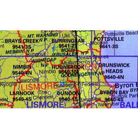 Huonbrook 9540-1-N NSW Topographic Map