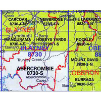 Hobbys Yard 8730-1-S NSW Topographic Map