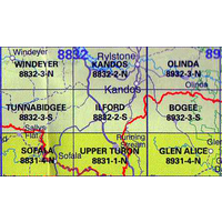 Ilford 8832-2-S NSW Topographic Map