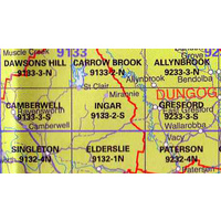 Ingar 9133-2-S NSW Topographic Map